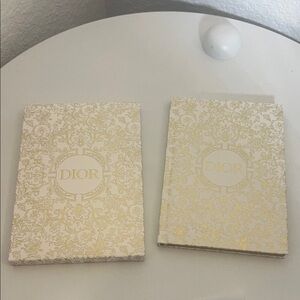 Dior Elegant Gold and Cream Journals